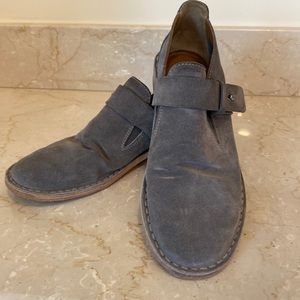 Vince gray suede loafers size 7M EUR 37 1/2